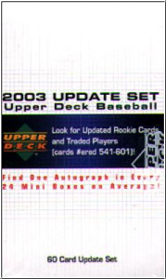MLB 2003 Upper Deck Update Set