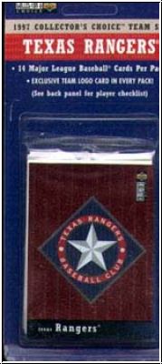 MLB 1997 Upper Deck Collectors Choice - Texas Rangers Team Set