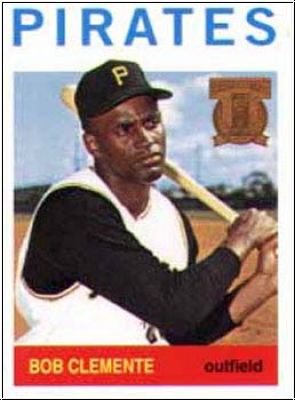 MLB 1998 Topps Clemente - No 10 of 19 - Bob Clemente 1964