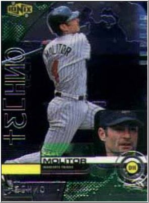 MLB 1999 UD Ionix Reciprocal - No R77 - Paul Molitor
