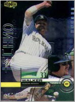 MLB 1999 UD Ionix Reciprocal - No R74 - Larry Walker