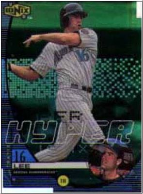 MLB 1999 UD Ionix Hyper - No H17 - Travis Lee
