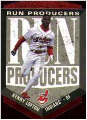 MLB 1996 Upper Deck Run Producers - No RP9 - Kenny Lofton