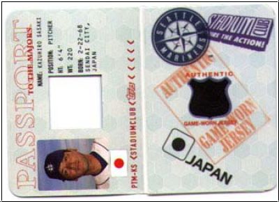 MLB 2002 Stadium Club Passport to the Majors - No PTM-KS - Kazuhiro Sazaki