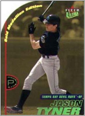 MLB 2001 Ultra Gold Medallion - No 262G - Jason Tyner