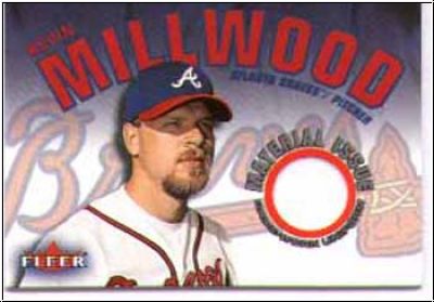 MLB 2001 Fleer Genuine Material Issue - No KM - Kevin Millwood