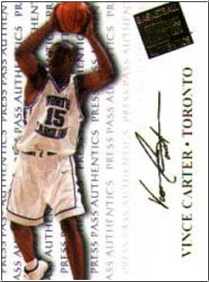 NBA 1999 Press Pass Authentics - Päckchen