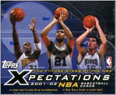 NBA 2001-02 Topps Xpectations Hobby - Päckchen