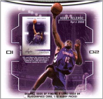 NBA 2001-02 Fleer Marquee - Päckchen