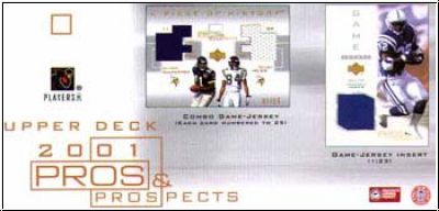 NFL 2001 Upper Deck Pros & Prospects - Päckchen
