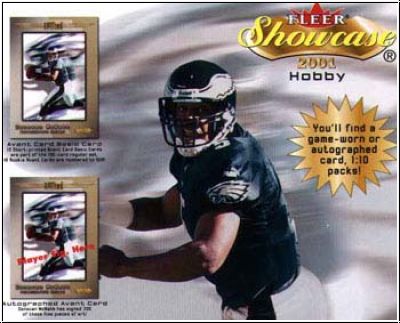 NFL 2001 Fleer Showcase - Päckchen
