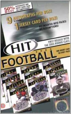 NFL 2003 Sage Hit - Box