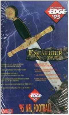 NFL 1995 Collectors Edge Excalibur The Sword - Päckchen