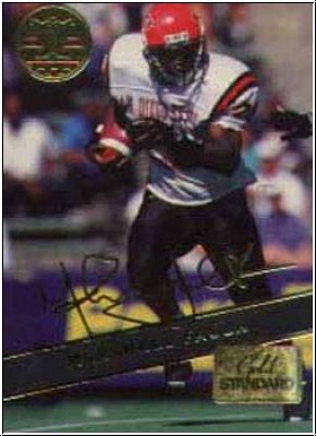 NFL 1994 Signature Rookies Gold Standard Facsimile - No GS1 - Marshall Faulk