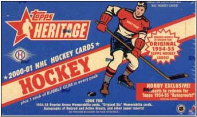 NHL 2000-01 Topps Heritage - Päckchen