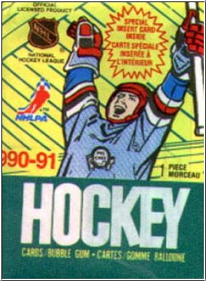 NHL 1990-91 O-Pee-Chee Päckchen