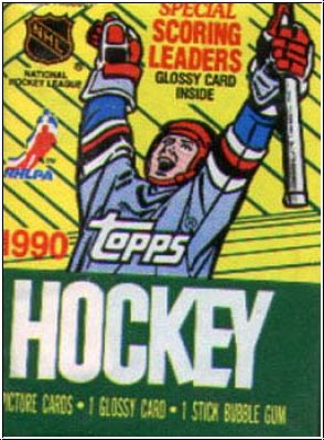 NHL 1990 Topps Box