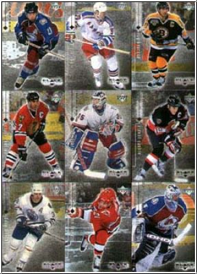 NHL 1998-99 Black Diamond - kompletter Satz No 1 - 90 ohne Rookies
