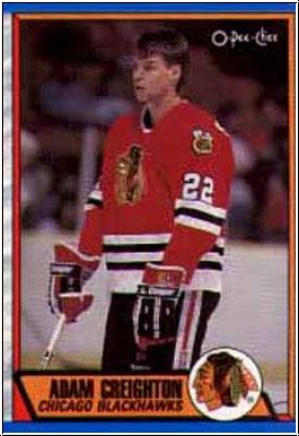 NHL 1989-90 O-Pee-Chee - No 218 - Adam Creigthon