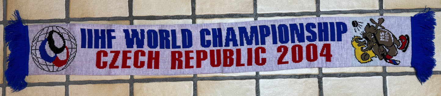 Fan Schal Eishockey WM 2004 Prag / Ostrava