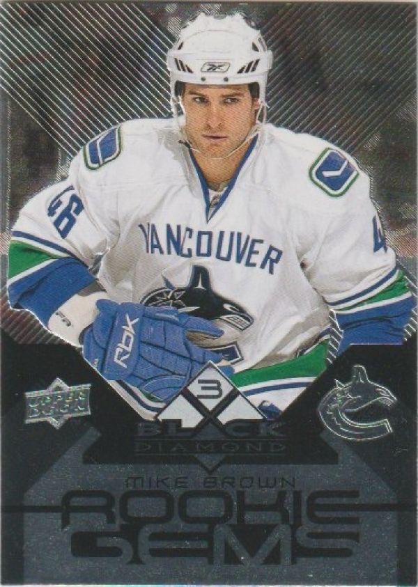 NHL 2008-09 Black Diamond - No 168 - Mike Brown