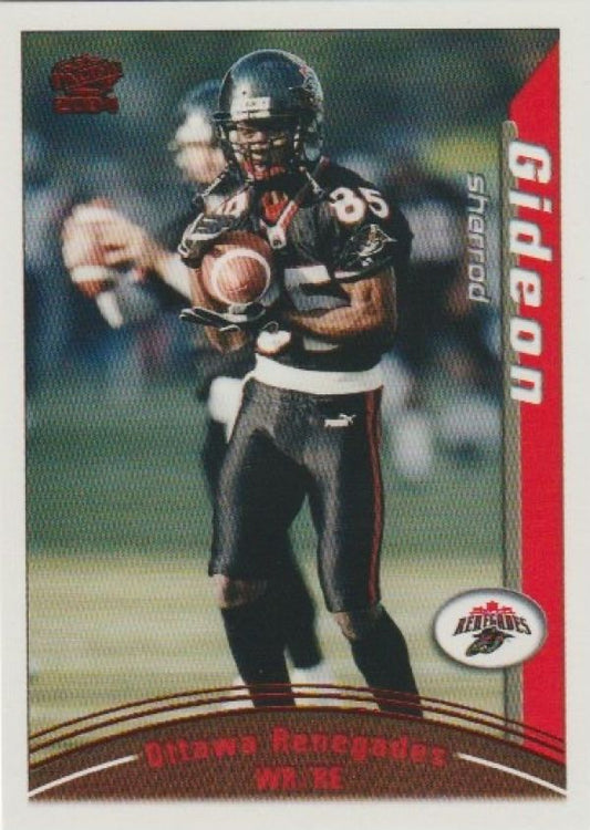 NFL 2004 Pacific CFL Red - No 66 - Sherrod Gideon