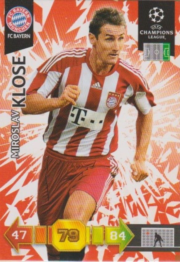 Fussball 2010-11 Panini Adrenalyn XL Champions League - No 50 - Miroslav Klose