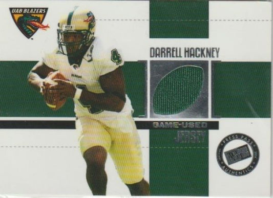 NFL 2006 Press Pass SE Game Used Jerseys Silver - No JCDH - Darrell Hackney