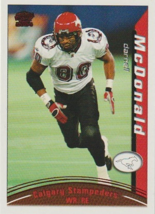 NFL 2004 Pacific CFL Red - No 20 - Darnell McDonald