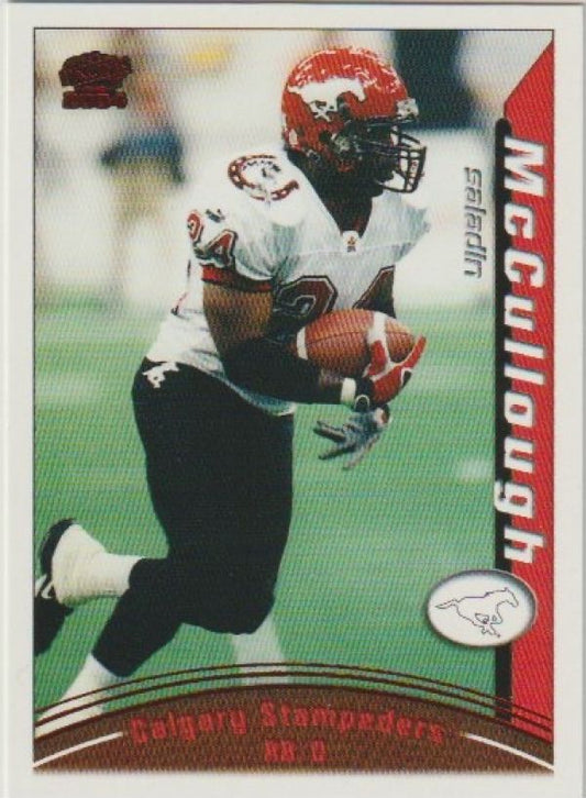 NFL 2004 Pacific CFL Red - No 19 - Saladin McCullough