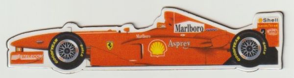Racing Magnet Sticker Rennwagen