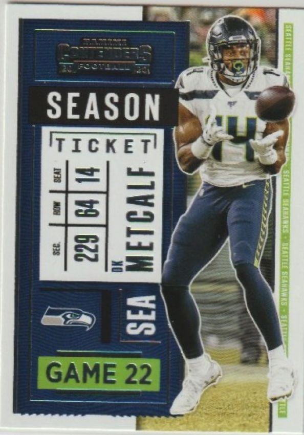 NFL 2020 Panini Contenders - No 22 - DK Metcalf