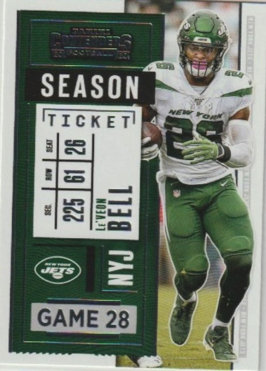 NFL 2020 Panini Contenders - No 33 - Le`Veon Bell