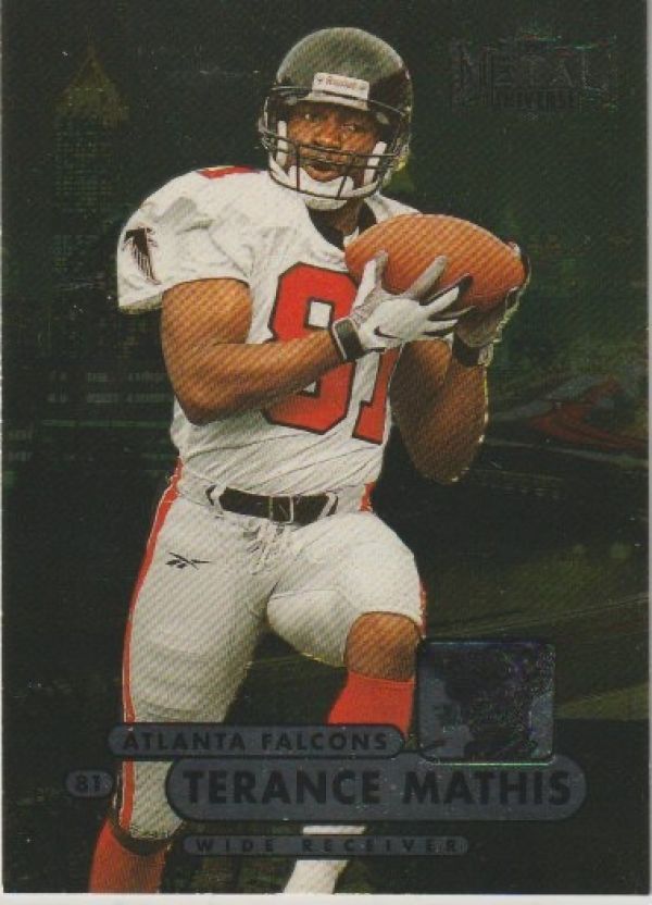 NFL 1998 Metal Universe - No 119 - Terance Mathis