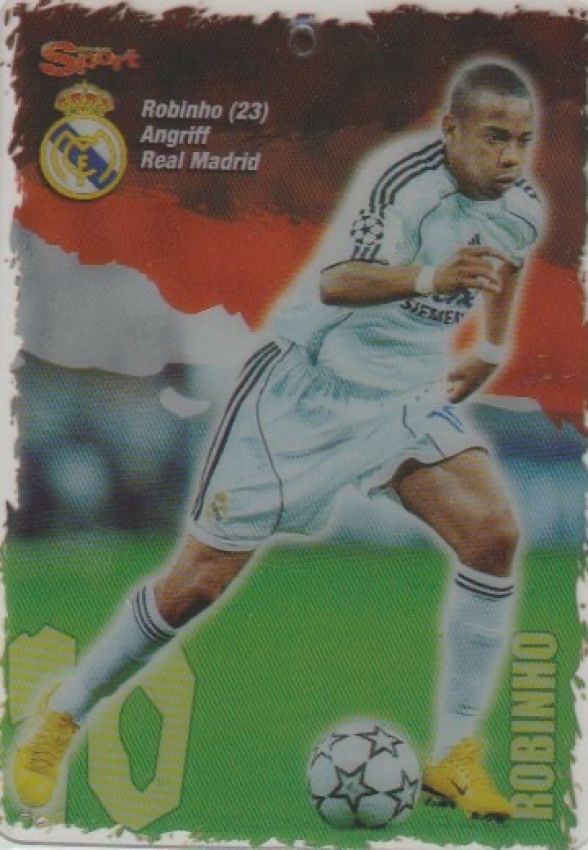 Fussball 2008-09 Bravo Supercards - No NN0 - Robinho