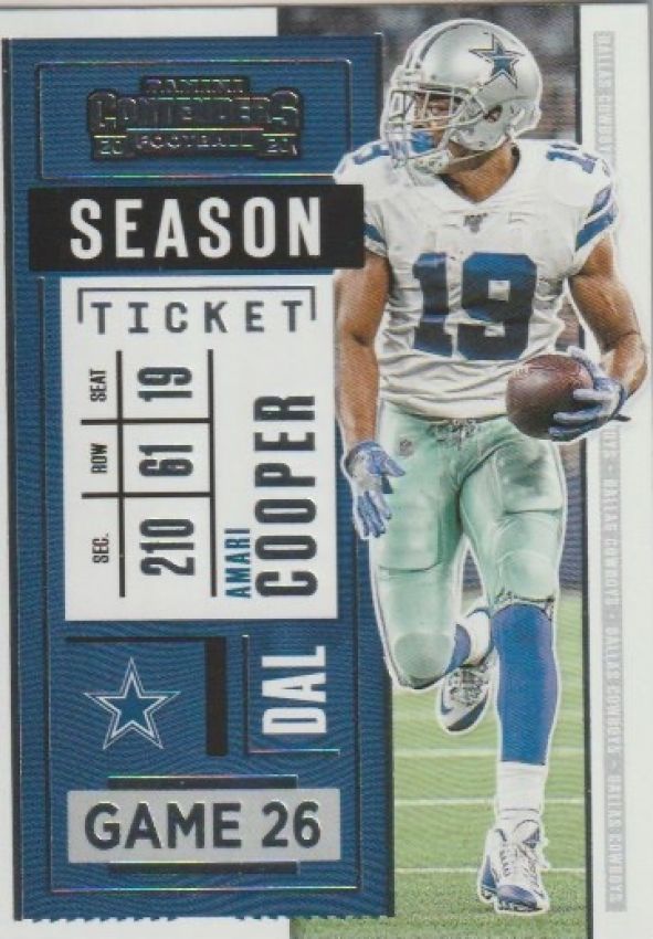 NFL 2020 Panini Contenders - No 74 - Amari Cooper