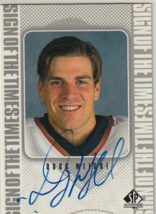 NHL 1998-99 SP Authentic Sign of the Times - No DW - Doug Weight