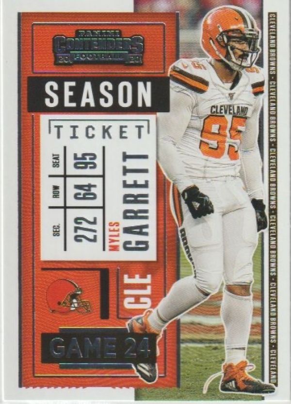 NFL 2020 Panini Contenders - No 80 - Myles Garrett