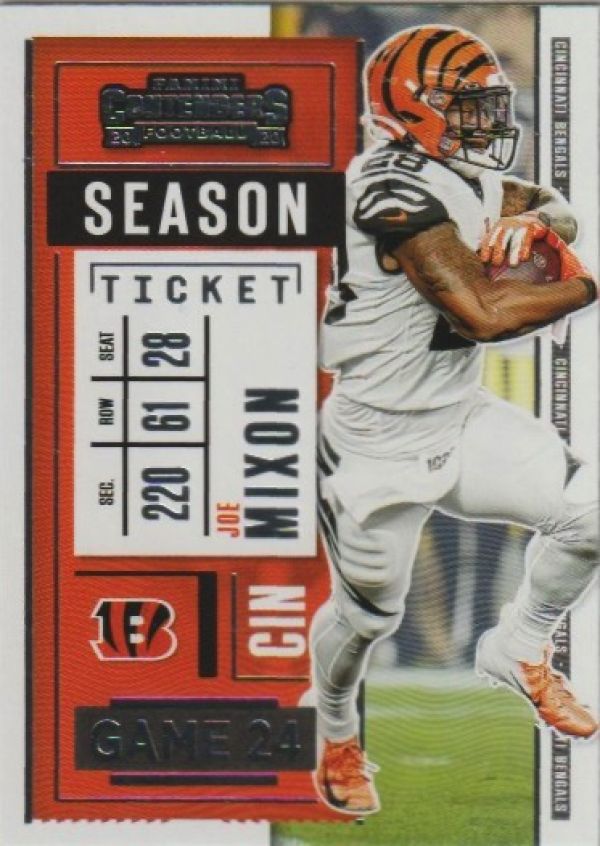NFL 2020 Panini Contenders - No 85 - Joe Mixon