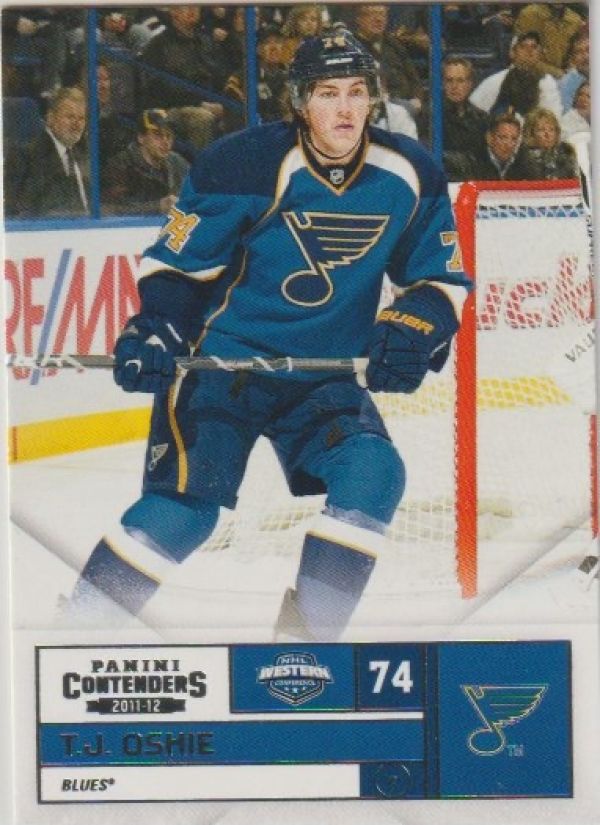 NHL 2011-12 Panini Contenders - No 74 - TJ Oshie