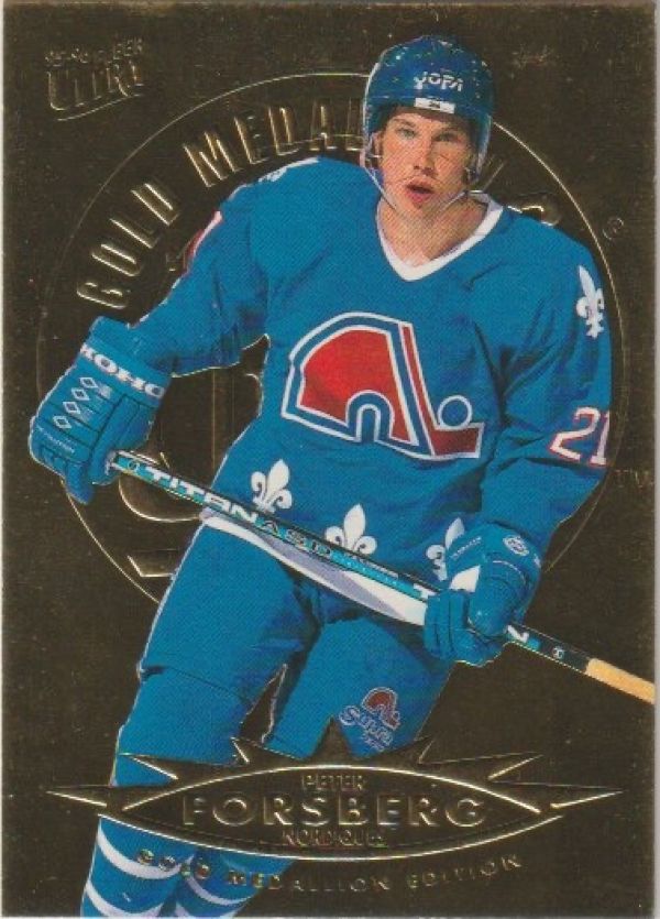 NHL 1995 / 96 Ultra Gold Medallion - No 132 - Peter Forsberg