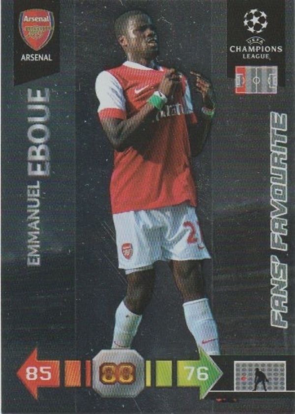 Fussball 2010-11 Panini Adrenalyn XL Champions League - No 15 - Emmanuel Eboue