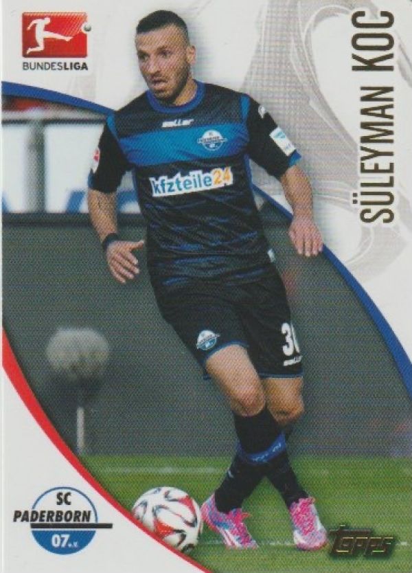 Fussball 2014-15 Topps Chrome - No 172 - Süleyman Koc