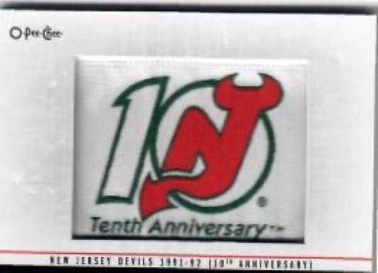 NHL 2012-13 O-Pee-Chee Team Logo Patches - No TL-58 - New Jersey Devils
