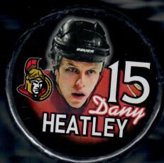 NHL Player Puck - Dany Heatley