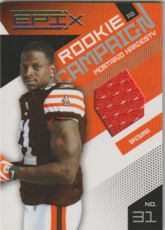 NFL 2010 Epix Rookie Campaign Materials - No 22 - Montario Hardesty