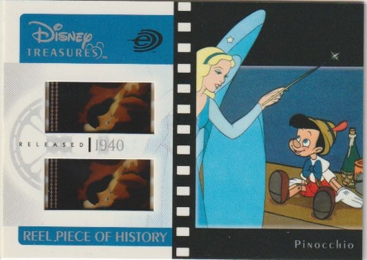 Walt Disney 2003 Upper Deck Disney Treasures Reel Piece of History - No PH-3 - Pinocchio