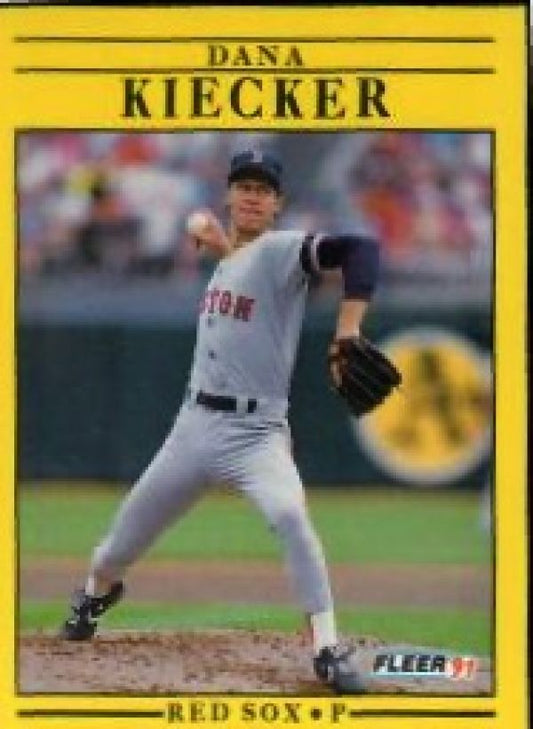 MLB 1991 Fleer - No 99 - Dana Kiecker