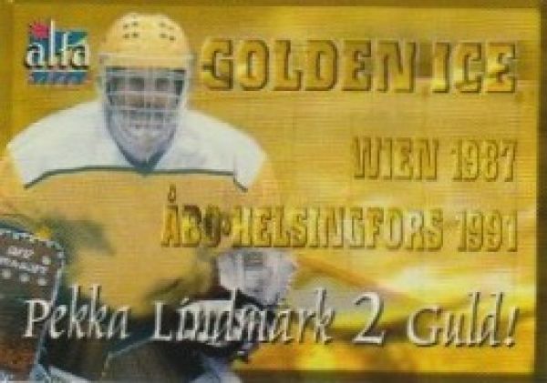 NHL/SHL 2004-05 Swedish Alfa pictures Alfa Stars Golden Ice - No GI 5 of 12 - Pekka Lindmark