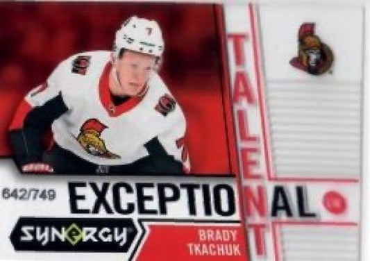 NHL 2018-19 Synergy Exceptional Talent - No ET-25 - Brady Tkachuk
